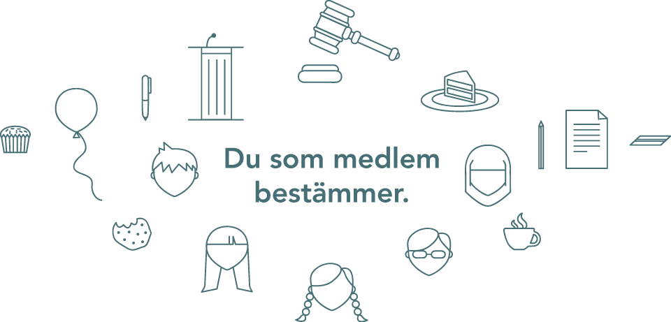 Illustration för förbundsårsmöte