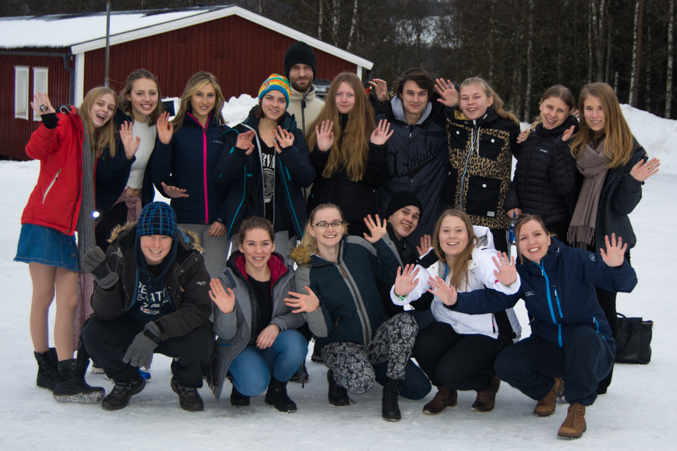 SCUF-deltagare på vinterlägret 2017